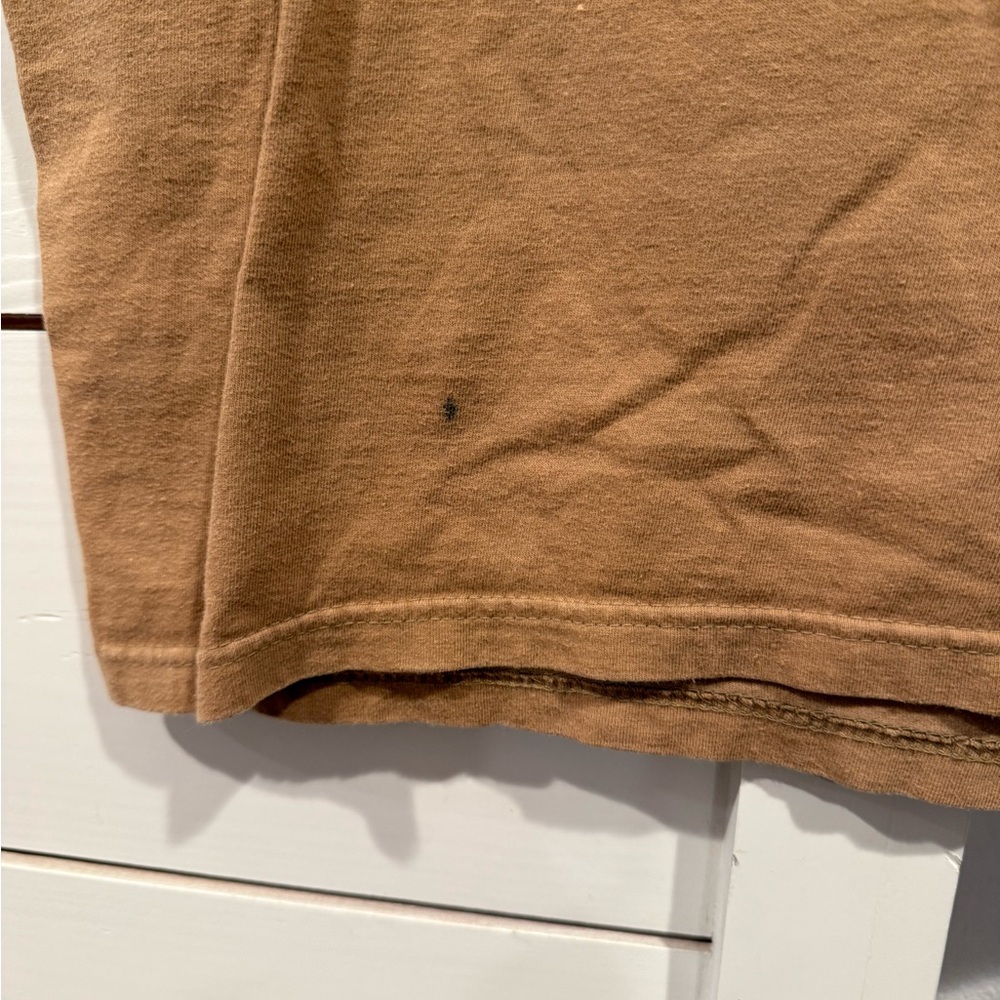 Cinch Brown Short Sleeve Graphic Tee with Multicolor Crest - Picture 2 of 3